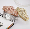 Geneva | Luxury Stainless Steel Crystal Quartz Watch