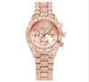 Geneva | Luxury Stainless Steel Crystal Quartz Watch