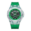 Mark Fairwhale | Transparent Acrylic Luminous Quartz Watch