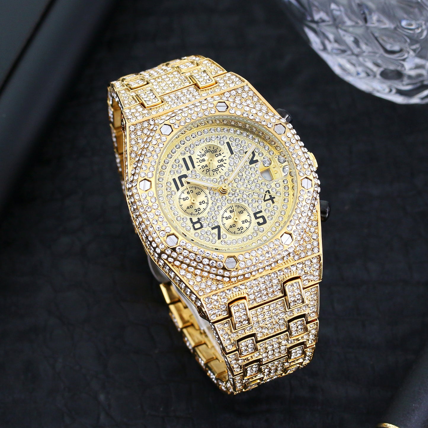 Iced Out Luxury Men's Watch