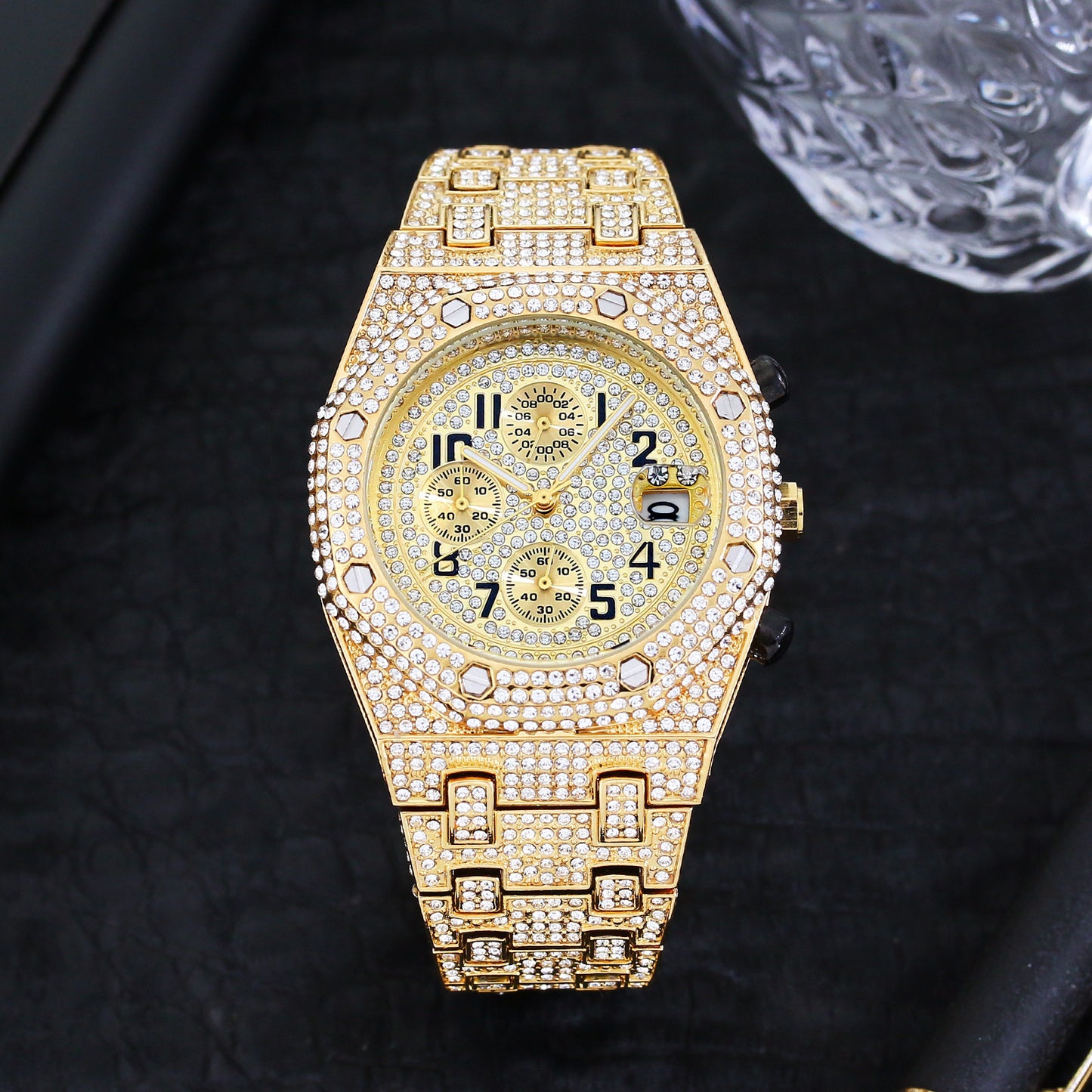 Iced Out Luxury Men's Watch