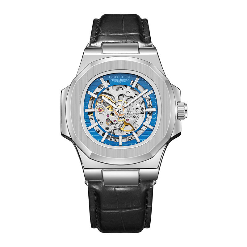 Longlux | Leather Belt Waterproof Mechanical Watch