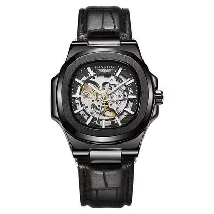 Longlux | Leather Belt Waterproof Mechanical Watch
