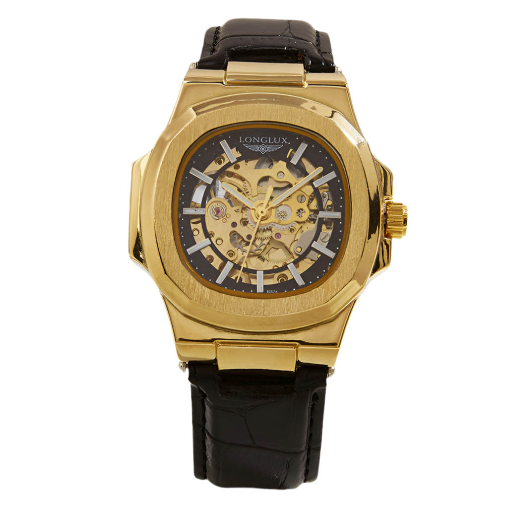 Longlux | Leather Belt Waterproof Mechanical Watch