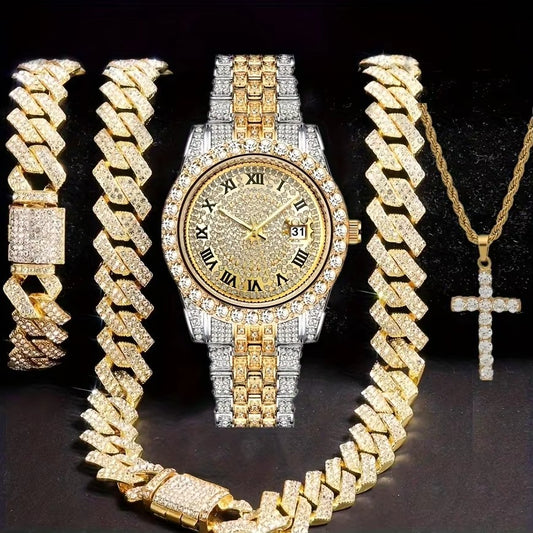 ITR | Fully Iced Out Watch/Jewerly On Stage Set