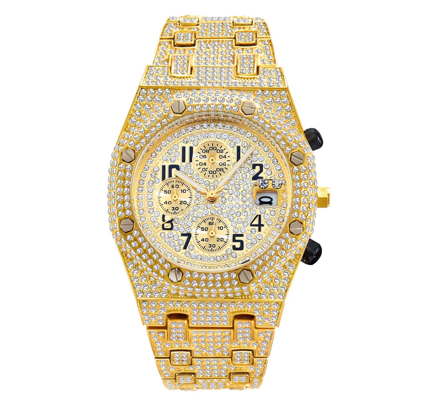 Iced Out Luxury Men's Watch