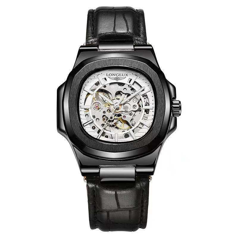 Longlux | Leather Belt Waterproof Mechanical Watch