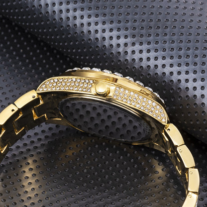 MissFox | Gold/Silver Full Diamond Watch