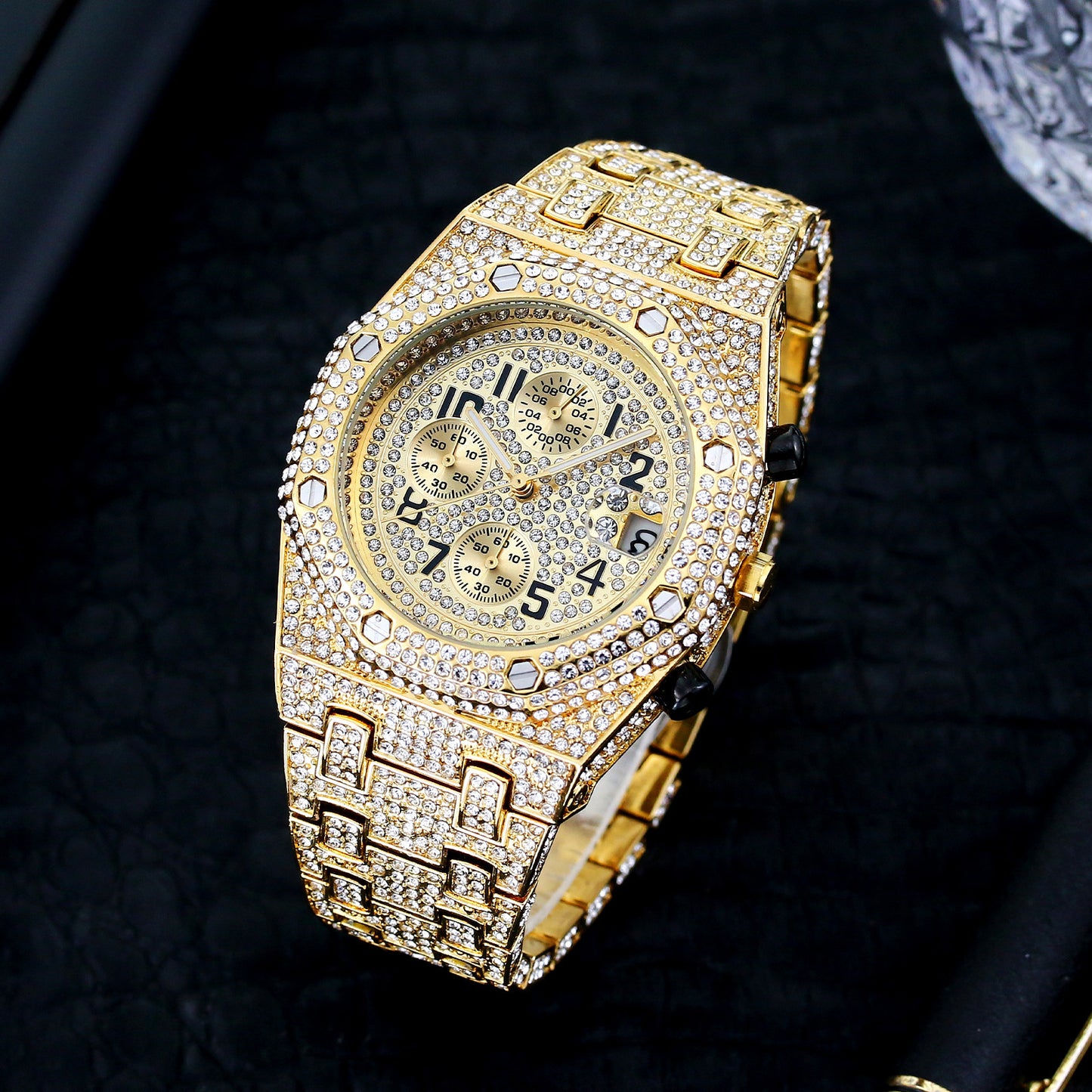 Iced Out Luxury Men's Watch
